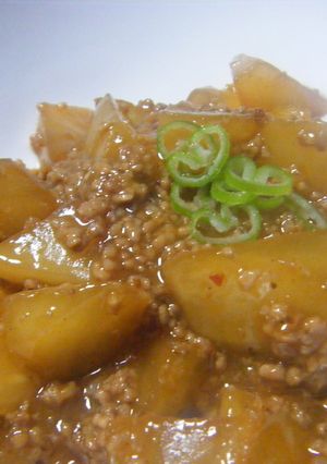 ひき肉と大根のピリ辛炒め煮-レシピのメイン写真