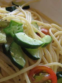 夏野菜の冷製パスタ-レシピのメイン写真