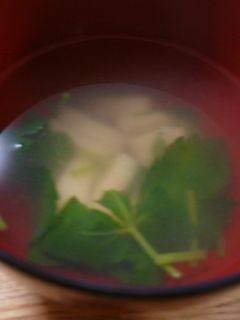 山芋の澄まし汁-レシピのメイン写真