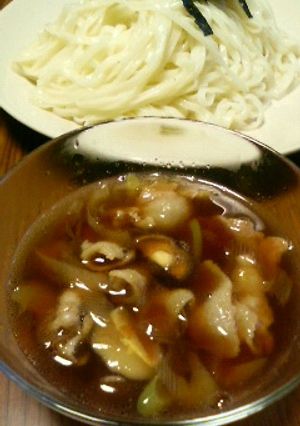 肉つけうどん-レシピのメイン写真