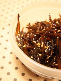 ピリ辛茎わかめの佃煮-レシピのメイン写真