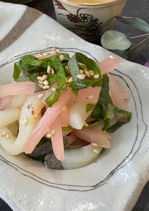 ☆簡単おつまみ☆いかと大根甘酢漬の和え物-レシピのメイン写真