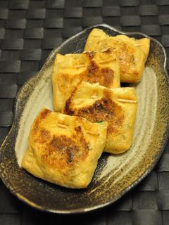 油揚げの納豆しそねぎチーズ挟み焼き-レシピのメイン写真