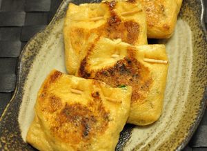 油揚げの納豆しそねぎチーズ挟み焼き-レシピのメイン写真