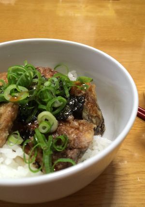 さんまの竜田丼-レシピのメイン写真