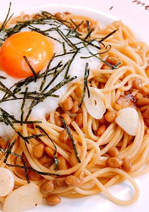 ネバトロ〜納豆とろろパスタ-レシピのメイン写真