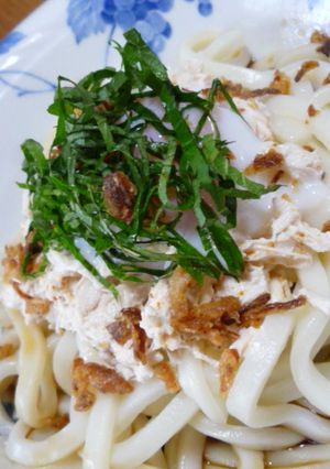 ささみマヨ☆うどん-レシピのメイン写真