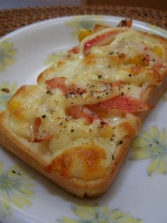 かにフレーク&マヨトースト-レシピのメイン写真