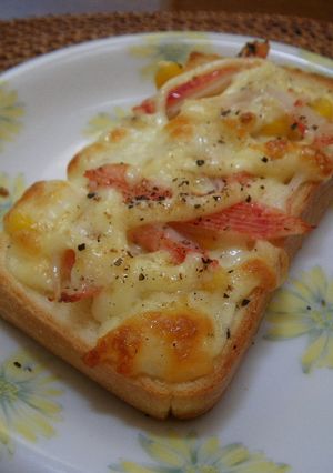 かにフレーク＆マヨトースト-レシピのメイン写真