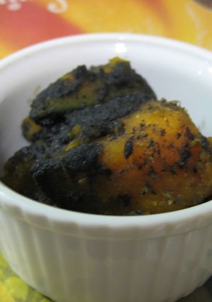 かぼちゃの胡麻煮-レシピのメイン写真