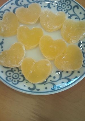 ネーブルオレンジ生果汁♪のグミ-レシピのメイン写真