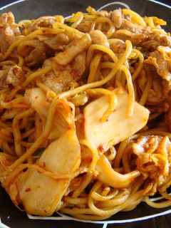 簡単☆豚キムチ焼きそば-レシピのメイン写真