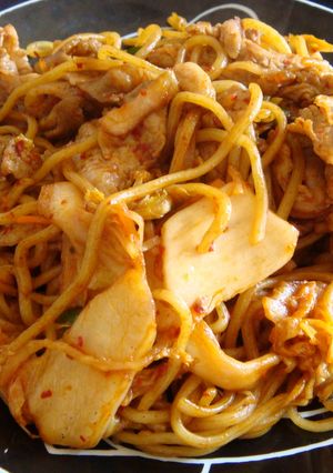 簡単☆豚キムチ焼きそば-レシピのメイン写真