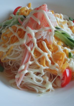 サラダそうめん-レシピのメイン写真