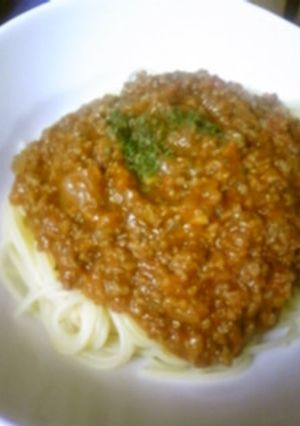 簡単本格ミートソーススパゲティ♪-レシピのメイン写真