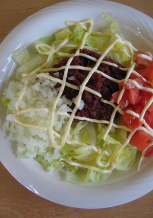 コンビーフ丼（タコライス風？）-レシピのメイン写真