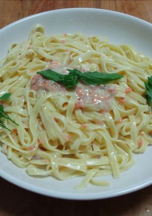 アイスクリーム風味のクリームパスタ　-レシピのメイン写真