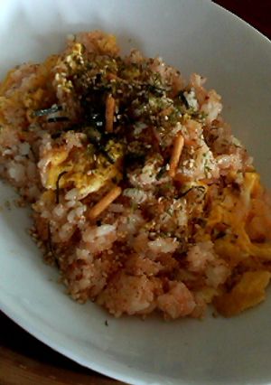 クイック☆お茶漬け海苔で明太子チャーハン-レシピのメイン写真