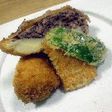 はなびし草の筍の肉詰めフライと洋食やさんの万能ソース