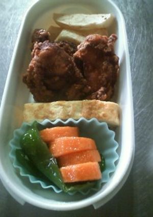 お弁当に！にんじん★ピーマン揚げ浸し-レシピのメイン写真