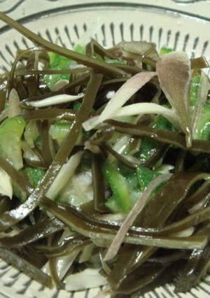 糠漬け昆布とオクラと茗荷の中華ポン酢-レシピのメイン写真