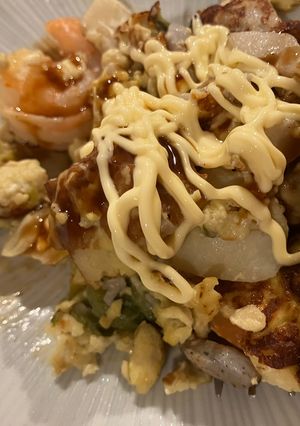 鍋物リメイクお好み焼き-レシピのメイン写真
