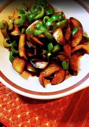 じんわり幸せ🍲🍃茄子とピーマンの味噌炒め-レシピのメイン写真