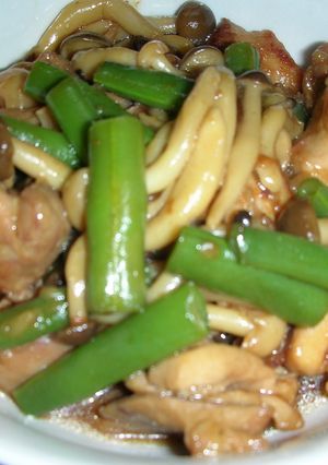 鶏もも肉ときのこの甘辛炒め煮-レシピのメイン写真