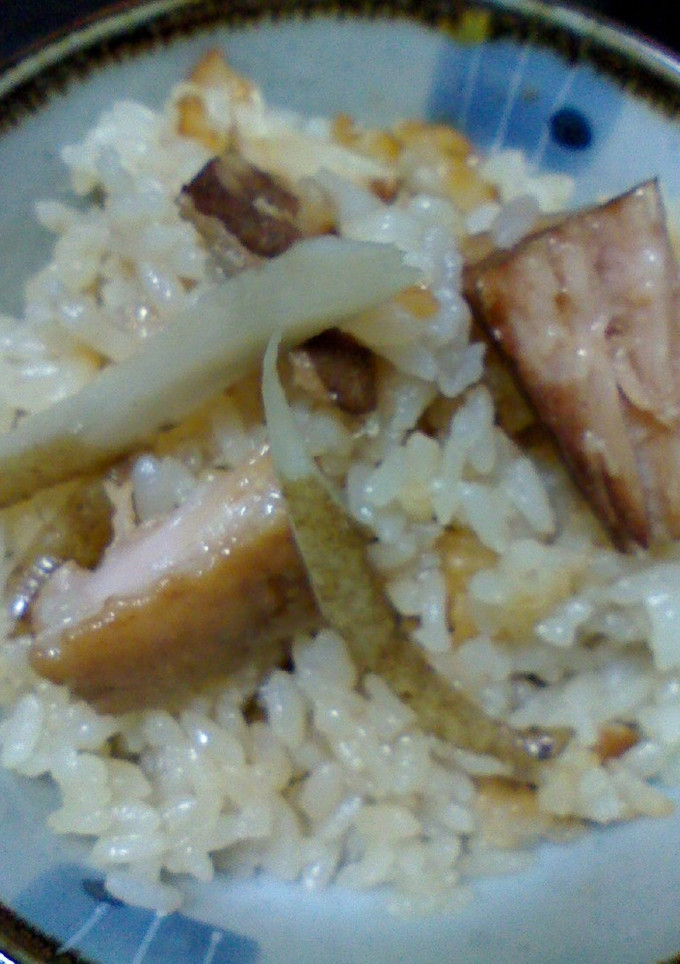 豚の角煮の炊き込みごはん　-レシピのメイン写真