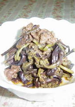 わらびと牛肉の炒め煮-レシピのメイン写真