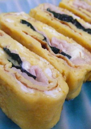 プチリッチ☆豚シソマヨの卵焼き♪-レシピのメイン写真