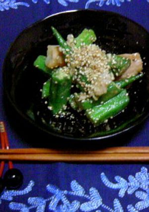 オクラの味噌炒め-レシピのメイン写真