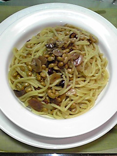 *簡単パスタ☆納豆ペペロンチーノ*-レシピのメイン写真