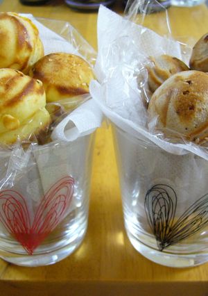たこ焼き器で♪屋台の☆ハニーカステラ風☆-レシピのメイン写真