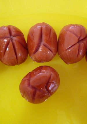 キャラ弁　シンケンジャー　ウィンナー-レシピのメイン写真