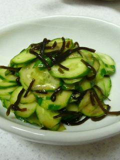 キュウリと塩こぶの和えたん♪-レシピのメイン写真