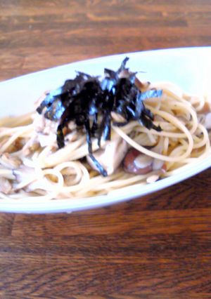 ｷﾉｺとｱｻﾘの和風ﾊﾟｽﾀ♪-レシピのメイン写真