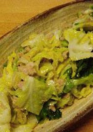 キャベツとツナの蒸し煮-レシピのメイン写真