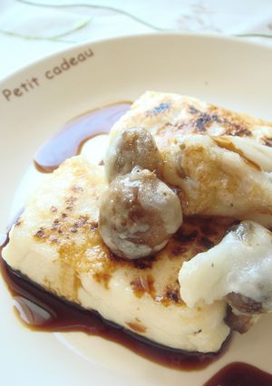 白玉粉の衣の豆腐ステーキ☆.。.:*・゜-レシピのメイン写真