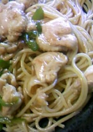 チキンときのこのオイスターソースパスタ-レシピのメイン写真