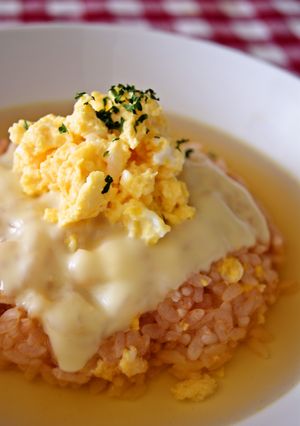 スープ飯で手抜きランチ　-レシピのメイン写真