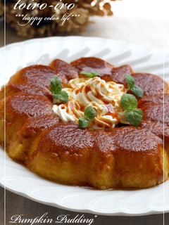 どっしりだけどなめらか★かぼちゃプリン♪-レシピのメイン写真