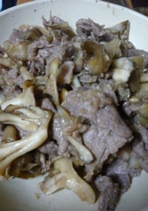 牛肉の舞茸おろし-レシピのメイン写真