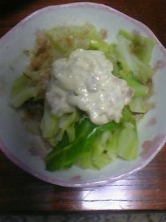 白菜のおひたし 梅マヨ-レシピのメイン写真