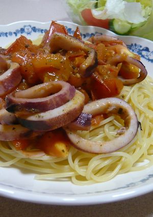 イカとトマトのささっとパスタ☆-レシピのメイン写真