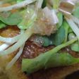 焼き油揚げとかいわれでおつまみ