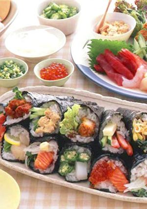 豪華バラエティー手巻き寿司-レシピのメイン写真