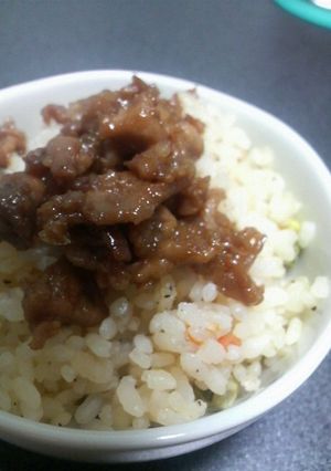 しょうが焼きピラフ*炊飯器使用*-レシピのメイン写真
