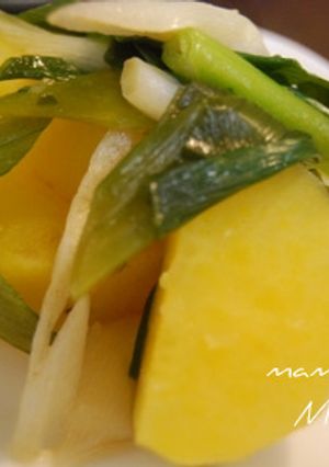 サツマイモと青ネギの煮物♪-レシピのメイン写真