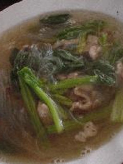 豚肉とほうれん草の中華風スープ-レシピのメイン写真